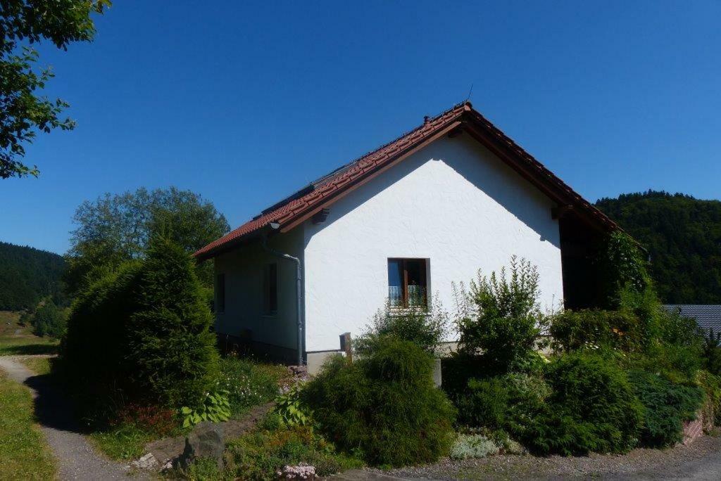 Ferienhaus Am Loeffelberghuettchen Giessubel ภายนอก รูปภาพ