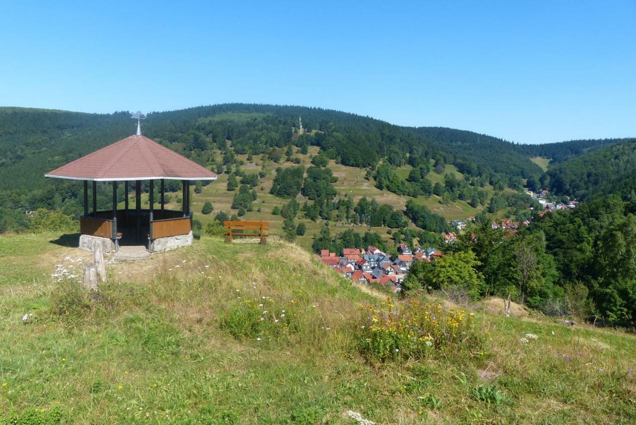 Ferienhaus Am Loeffelberghuettchen Giessubel ภายนอก รูปภาพ
